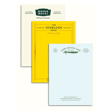 Herb Lester: Fictional Hotel Notepads