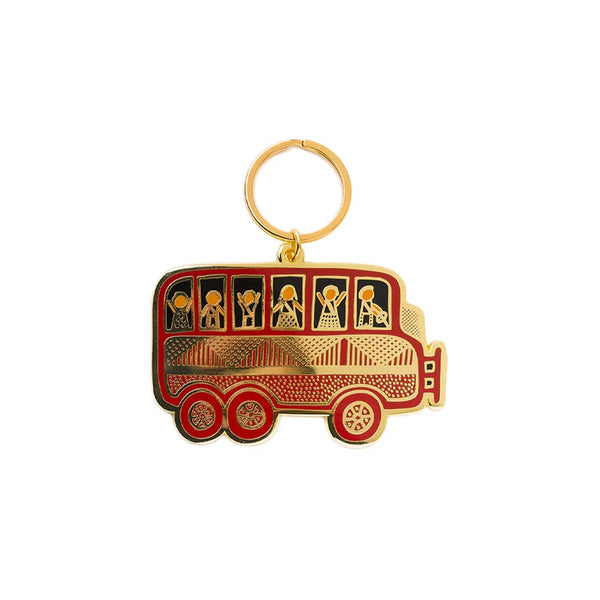 Debbie Coombes Bus - Keyring