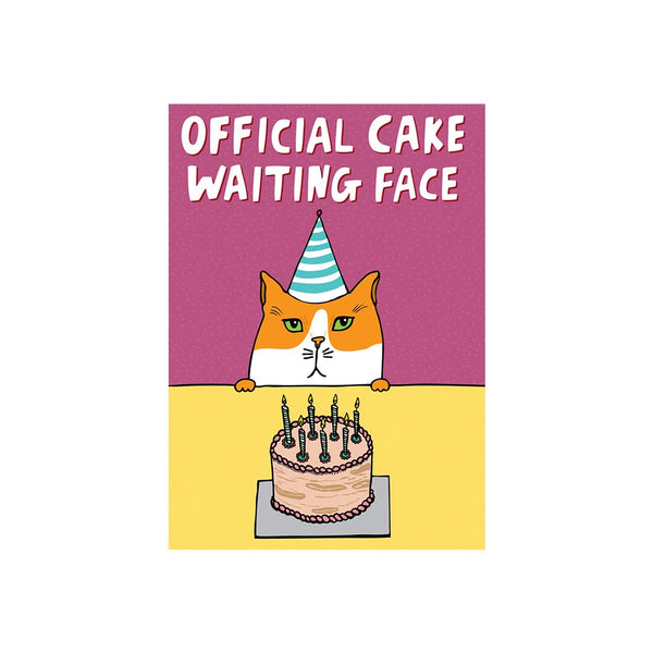 Able & Game: Cake Waiting Greeting Card