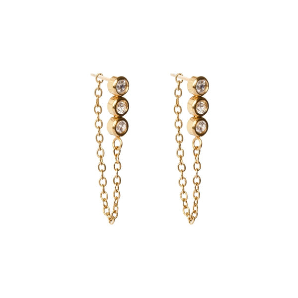 AEC Paris: Maia Stud Drop Earrings