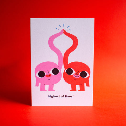 Samantha Curcio: Highest of Fives Greeting Card