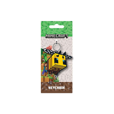Minecraft: Bee Pixel Keyring