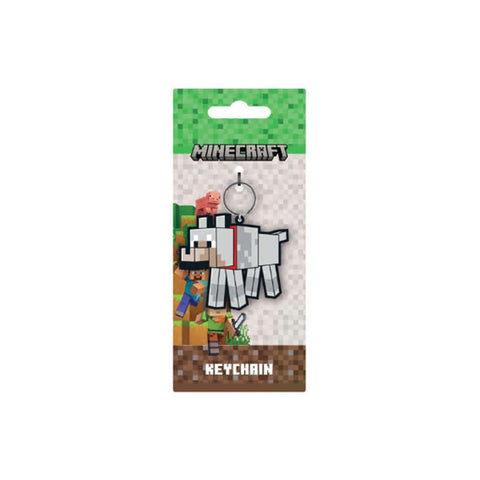 Minecraft: Wolf Pixel Keyring