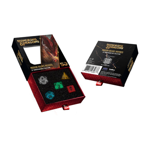 D&D: 50th Anniversary Modern Holmes Dice Set
