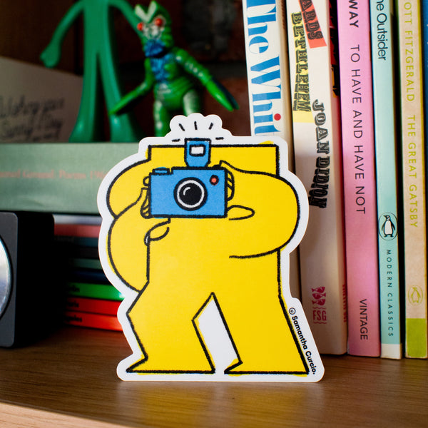 Samantha Curcio: Camera Vinyl Sticker