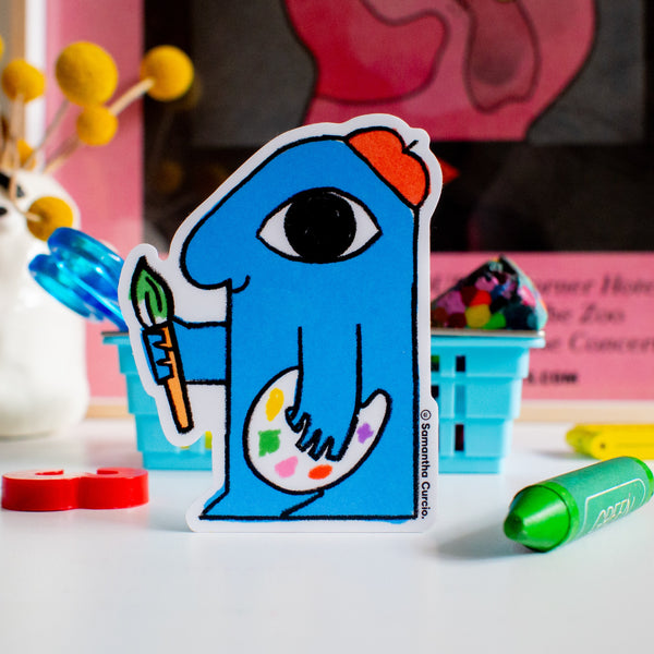 Samantha Curcio: Paint Vinyl Sticker