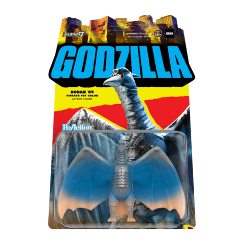 Godzilla  Rodan (1964) (Vintage Toy Re-Colour) 3.75" Re-ActionFigure