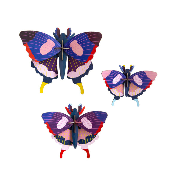 Studio Roof: Set Of 3 Swallowtail Butterflies