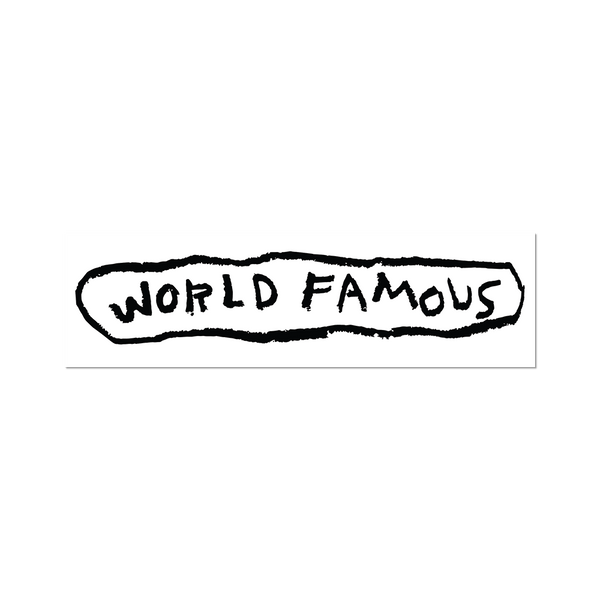 Apply: World Famous Sticker