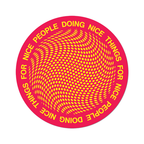 Apply: Nice People Doing Nice Things Sticker