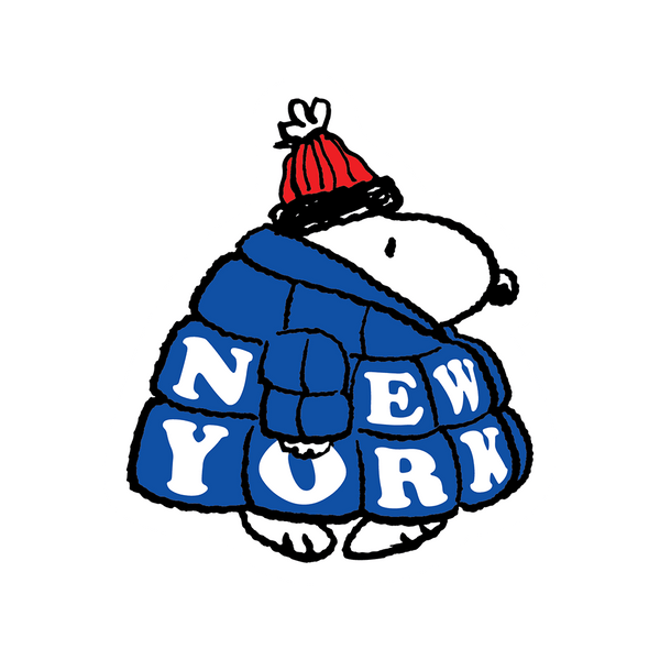 Apply: Snoopy NY Puffer Coat Sticker