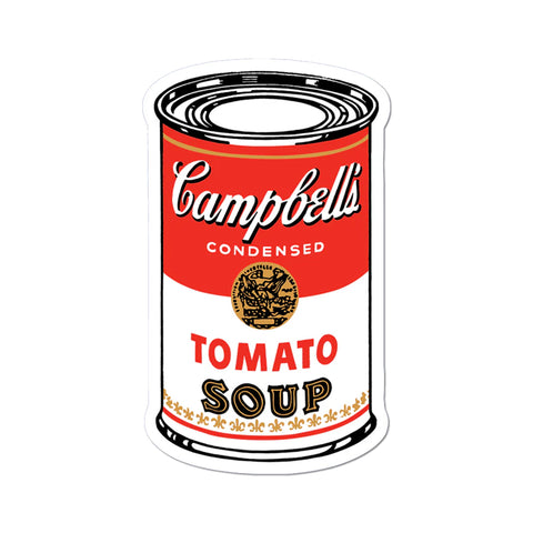 Apply: XL Campbell's Soup Can Sticker