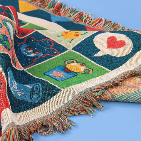 Stardew Valley: Farmhouse Patchwork Throw