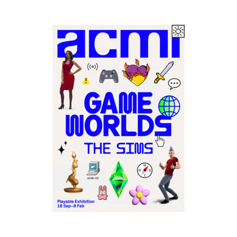 The Sims x ACMI: Game Worlds A2 Poster