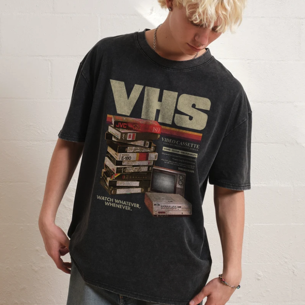 Threadheads: Vintage VHS Tapes Tee