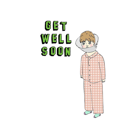 Able & Game: Get Well Soon Greeting Card