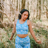 Amber Days: Kuu Blue - Sumarlinah Crop Tank