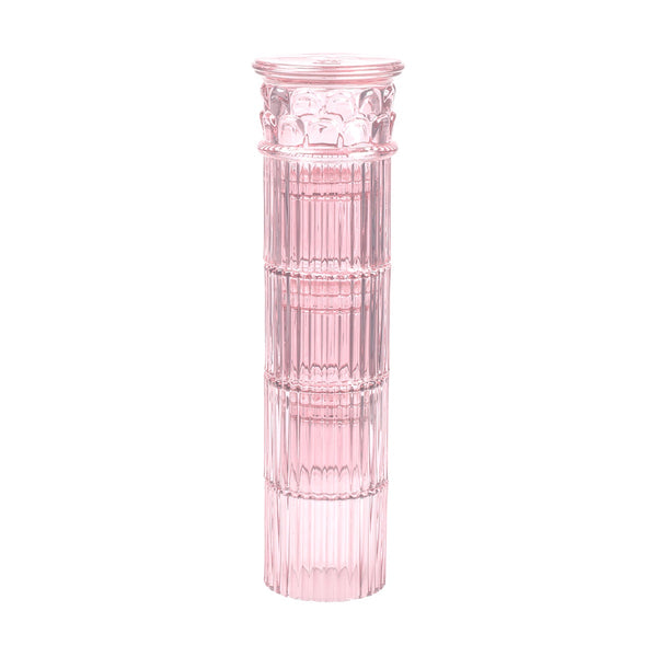 Athena Stacking Glasses: Pink