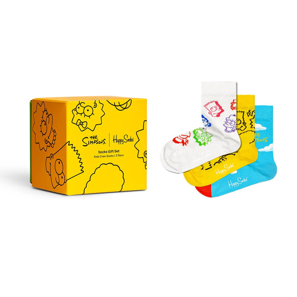 Happy Socks: Simpsons Kids Gift 3 Pack Set