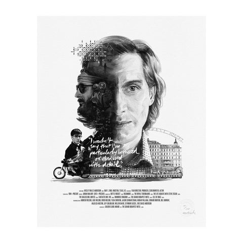 Stellavie - Wes Anderson - Portrait Print